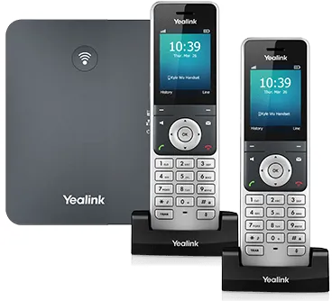 Yealink W76P Cordless Phone with 2 Handsets