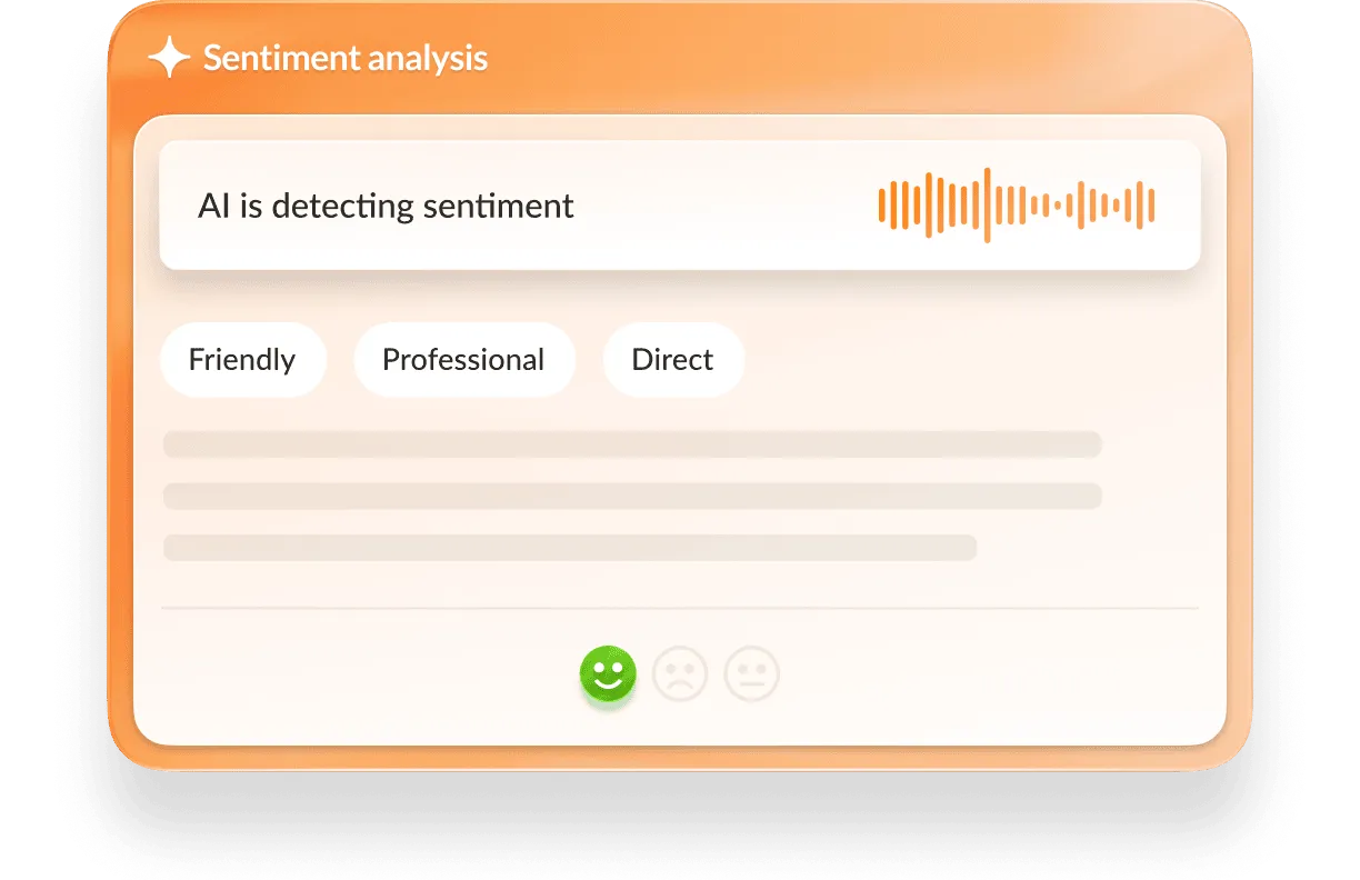 RingCentral RingCX sentiment analysis feature
