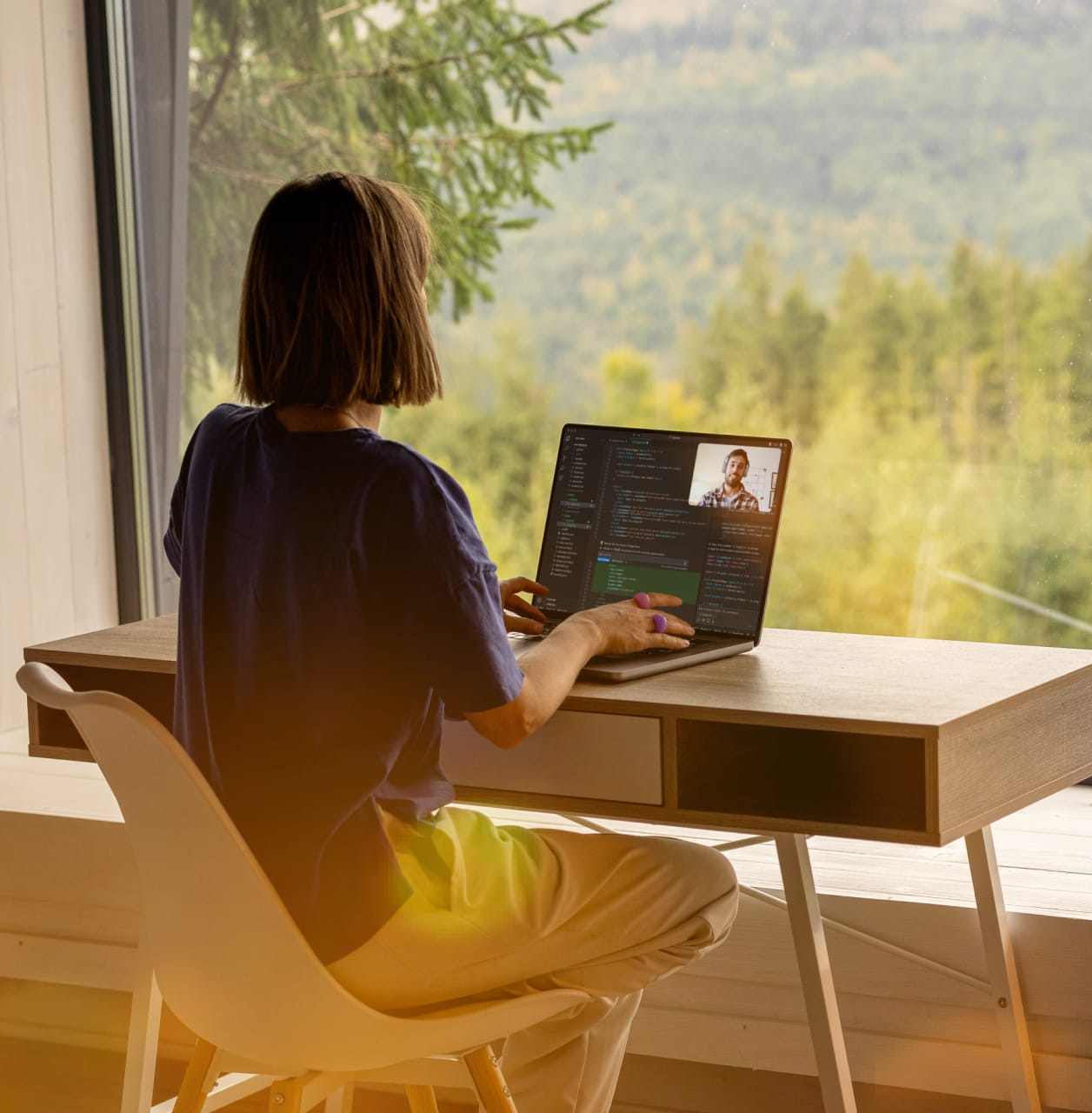 Developers on a virtual meeting to set up RingCentral video API