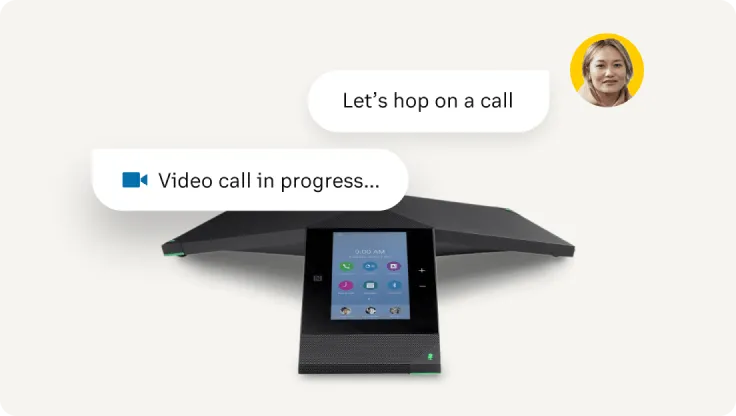 Téléphone de conférence alimenté par le système de communications unifiées de RingCentral