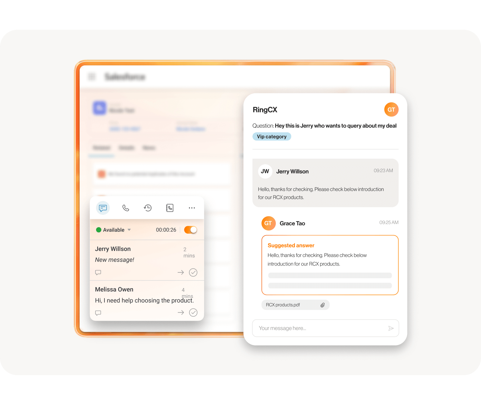 RingCX for Service Cloud Voice